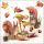 Servietten 33x33 cm 3-lagig 20 Servietten Squirrels go nuts