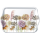 Tray Melamine Tablett 13x21 cm Dried flowers
