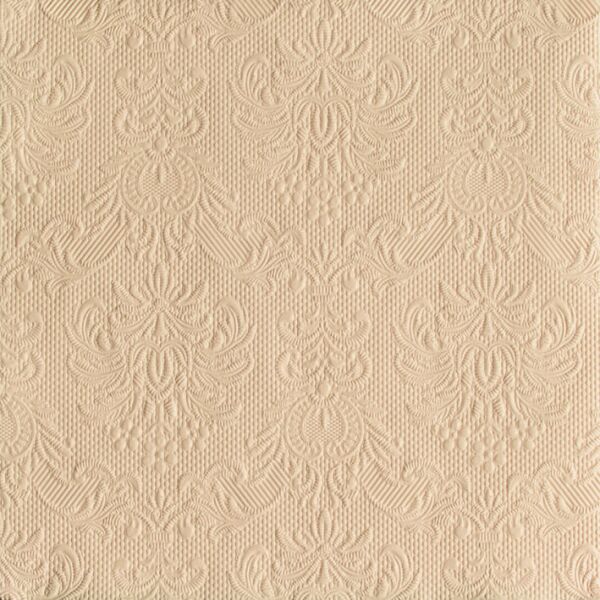 Servietten 40x40 cm 3-lagig 20 Servietten Elegance beige
