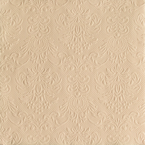 Servietten 40x40 cm 3-lagig 20 Servietten Elegance beige