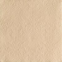 Servietten 40x40 cm 3-lagig 20 Servietten Elegance beige