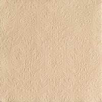 Servietten 40x40 cm 3-lagig 20 Servietten Elegance beige