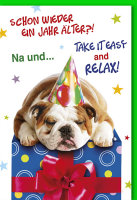 Geburtstag – Humor - Glückwunschkarte im Format 11,5 x 17 cm mit Umschlag - Verlag Dominique