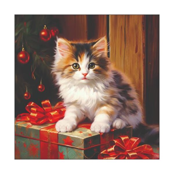 Weihnachten Cocktail Servietten 25x25 cm 3-lagig 20 Servietten Molly
