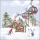 Weihnachten Cocktail Servietten 25x25 cm 3-lagig 20 Servietten Ski hut