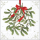 Weihnachten Cocktail Servietten 25x25 cm 3-lagig 20 Servietten Mistletoe with bow white