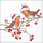 Weihnachten Cocktail Servietten 25x25 cm 3-lagig 20 Servietten Christmas robins white Rotkehlchen mit Weihnachtsmütze