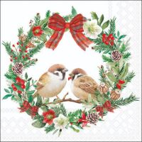 Weihnachten Cocktail Servietten 25x25 cm 3-lagig 20...
