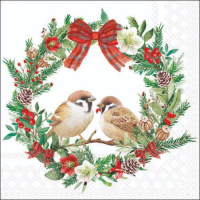 Weihnachten Cocktail Servietten 25x25 cm 3-lagig 20...