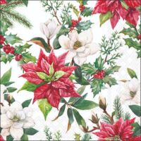 Weihnachten Cocktail Servietten 25x25 cm 3-lagig 20...