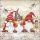 Weihnachten Cocktail Servietten 25x25 cm 3-lagig 20 Servietten Three dwarfs