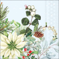 Weihnachten Cocktail Servietten 25x25 cm 3-lagig 20...