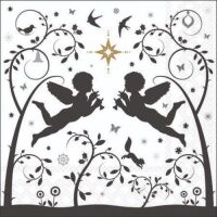 Weihnachten Cocktail Servietten 25x25 cm 3-lagig 20...