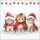 Weihnachten Cocktail Servietten 25x25 cm 3-lagig 20 Servietten Funny cute kittens Kitten mit Weihanchtsmützen