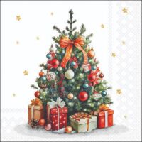 Weihnachten Cocktail Servietten 25x25 cm 3-lagig 20...