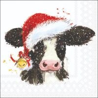 Weihnachten Cocktail Servietten 25x25 cm 3-lagig 20...