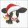 Weihnachten Cocktail Servietten 25x25 cm 3-lagig 20 Servietten Weihnachtskuh Christmas cow bell
