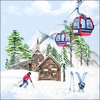 Weihnachten Servietten 33x33 cm 3-lagig 20 Servietten Ski...