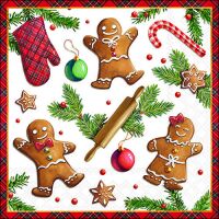 Weihnachten Servietten 33x33 cm 3-lagig 20 Servietten...