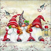 Weihnachten Servietten Lunch 33x33 cm 3-lagig 20...