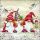 Weihnachten Servietten Lunch 33x33 cm 3-lagig 20 Servietten Three dwarfs Zwerge Wichtel