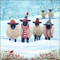 Weihnachten Servietten 33x33 cm 3-lagig 20 Servietten...