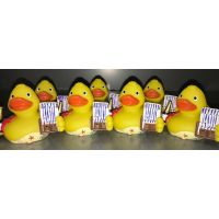 Sylt CityDuck® Quietscheente Badeente Strandkorb Champagner ca. 8 cm gross