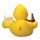 Sylt CityDuck® Quietscheente Badeente Strandkorb Champagner ca. 8 cm gross