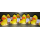 Sylt CityDuck® Quietscheente Badeente Strandkorb Champagner ca. 8 cm gross