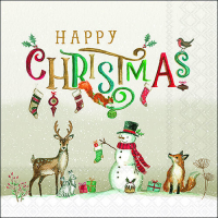 Weihnachten Servietten 33x33 cm 3-lagig 20 Servietten...