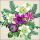 Weihnachten Servietten 33x33 cm 3-lagig 20 Servietten Azalea and helleborus cream