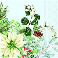 Weihnachten Servietten 33x33 cm 20 Servietten White...