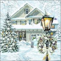 Weihnachten Servietten 33x33 cm 3-lagig 20 Servietten...