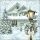 Weihnachten Servietten 33x33 cm 3-lagig 20 Servietten Christmas house