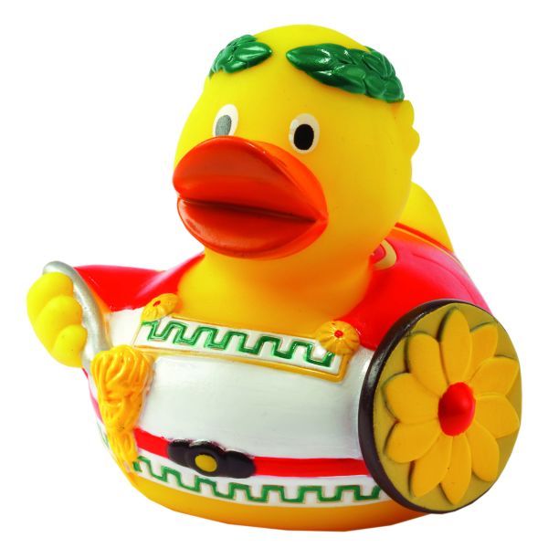 Rom Ente CityDuck® Italien Quietscheente Badeente ca. 8 cm gross