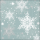 Weihnachten Servietten 33x33 cm 3-lagig 20 Servietten Snowflakes silver