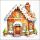 Weihnachten Servietten 33x33 cm 3-lagig 20 Servietten Gingerbread house Lebkuchenhaus