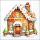 Weihnachten Servietten 33x33 cm 3-lagig 20 Servietten Gingerbread house Lebkuchenhaus