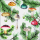 Weihnachten Servietten 33x33 cm 3-lagig 20 Servietten Mushroom ornaments white