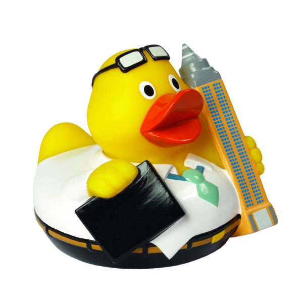Frankfurt Ente CityDuck® "Frankfurt" Quietscheente Badeente ca. 8 cm gross