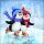 Weihnachten Servietten 33x33 cm 3-lagig 20 Servietten Skating penguins