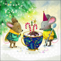 A-2026 Weihnachten Servietten 33x33 cm 3-lagig 20...