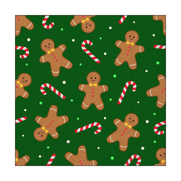 A Weihnachten Servietten 33x33 cm 3-lagig 20 Servietten Cookie and candy cane