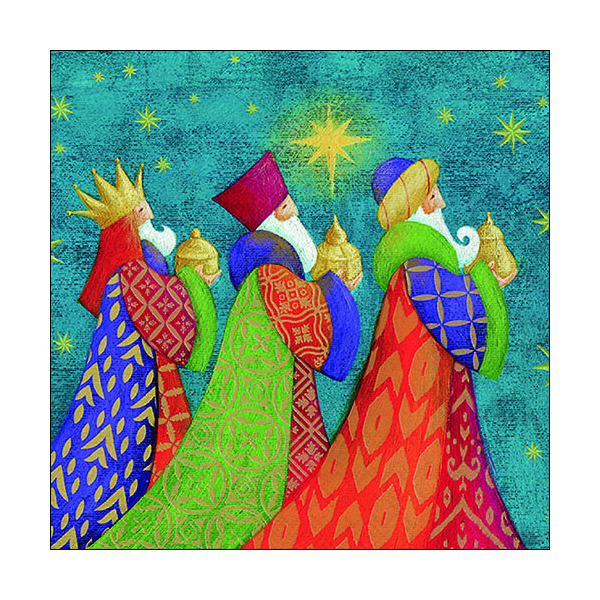 Weihnachten Servietten 33x33 cm 3-lagig 20 Servietten Kings gifts Heilige 3 Könige