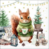 Weihnachten Servietten 33x33 cm 3-lagig 20 Servietten Wooly