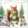 Weihnachten Servietten 33x33 cm 3-lagig 20 Servietten Wooly