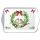 Weihnachten Tray Melamine Tablett 13x21 cm Sparrows in wreath