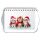 Weihnachten Tablett 13x21 cm Funny cute kittens -Kitten mit Weihnachtsmützen
