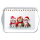 A-2026 Weihnachten Tablett 13x21 cm Funny cute kittens -Kitten mit Weihnachtsmützen