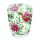 Weihnachten Wasserglas bedruckt Christmas florals Weihnachtsstern